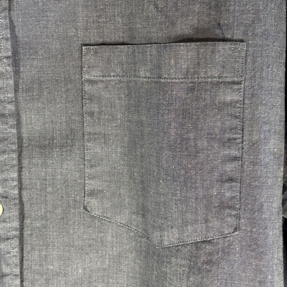 J. Crew Classic Untucked Flex Washed Blue Button Up Long Sleeve Shirt XLarge - Picture 2 of 5